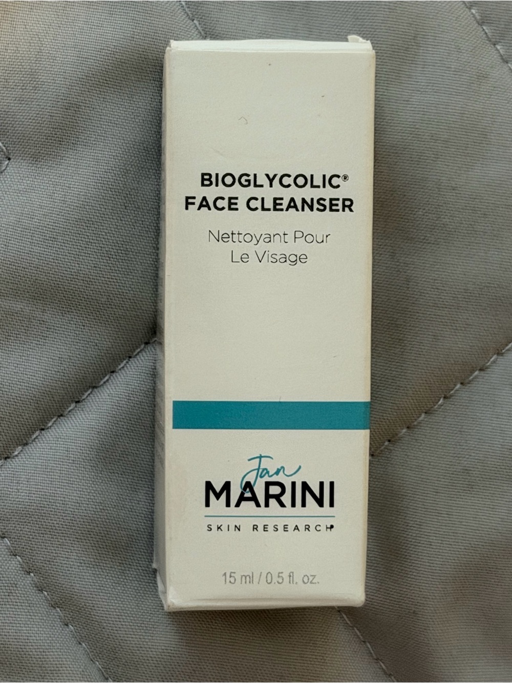 Jan Marini Bioglycolic Face Cleanser — White with Teal Accent